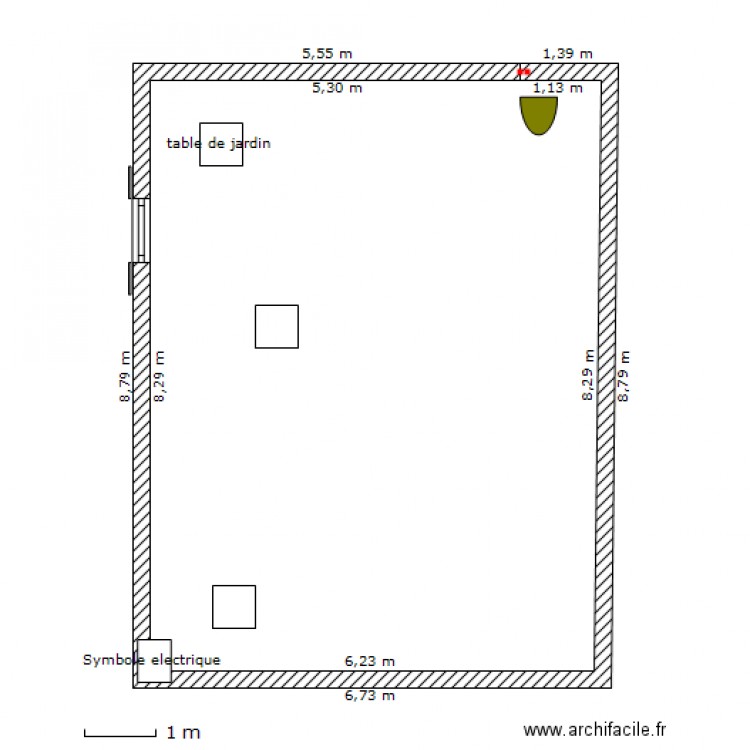 essai de plan. Plan de 0 pièce et 0 m2