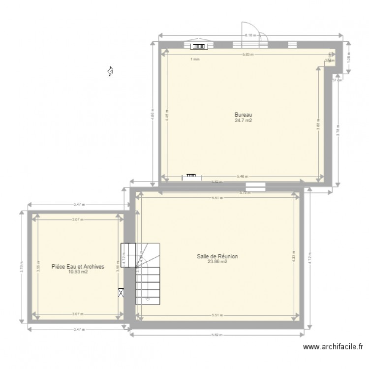 Plan Général Maçonnerie. Plan de 0 pièce et 0 m2