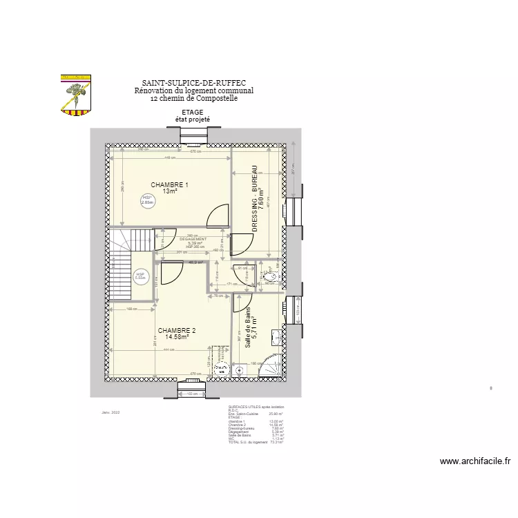 logement communal ETAGE 4. Plan de logement communal ETAGE 4. Plan de