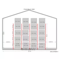 Plan b&acirc;timent  logistique
