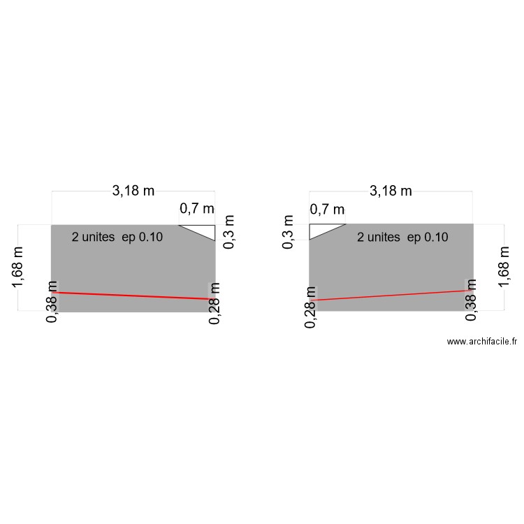 noyer. Plan de 0 pièce et 0 m2