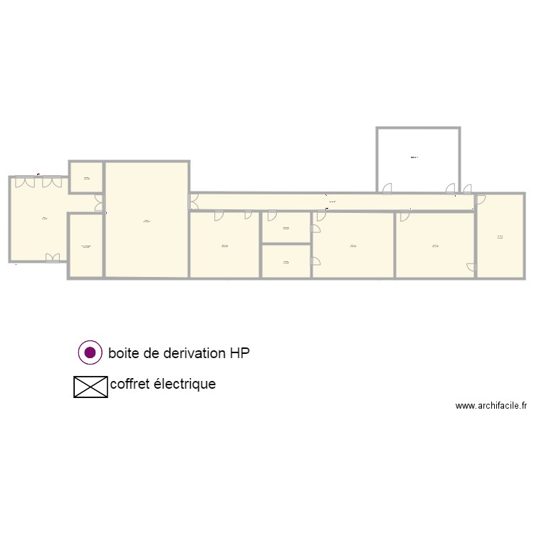 Plan maternelle école montsûrs. Plan de 0 pièce et 0 m2