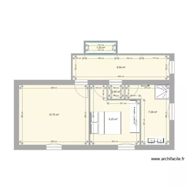 DE BONIS EXISTANT. Plan de 