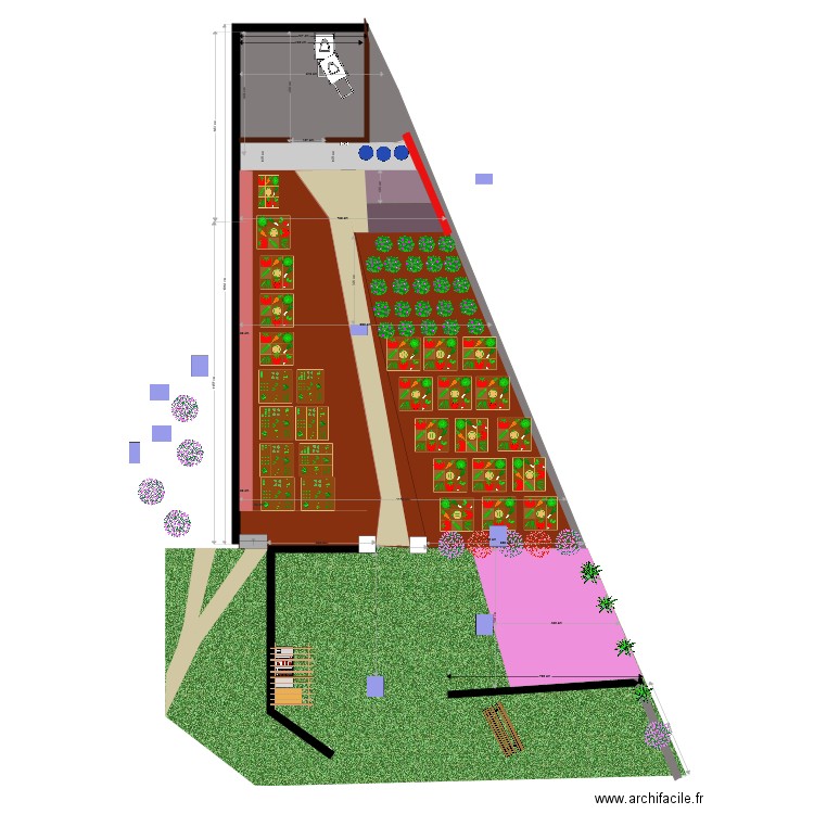 potager  abris3. Plan de 0 pièce et 0 m2