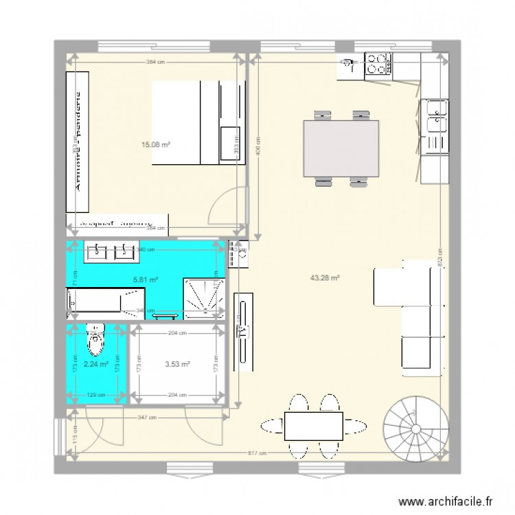 st crépin. Plan de 0 pièce et 0 m2