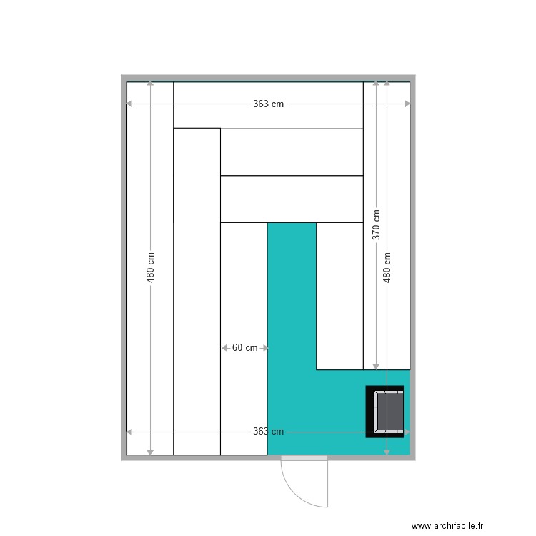 banc Unil. Plan de 0 pièce et 0 m2