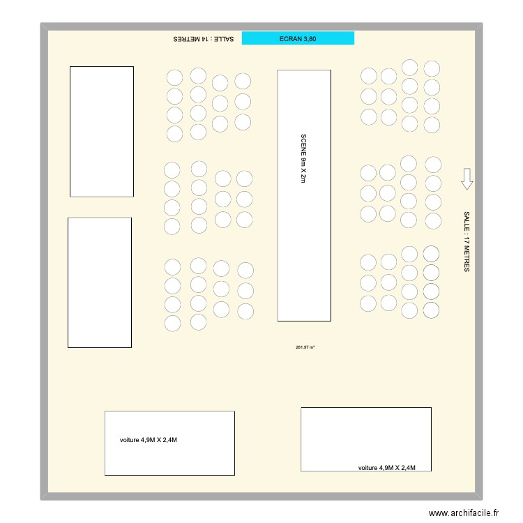 C3 CROSS. Plan de 1 pièce et 282 m2