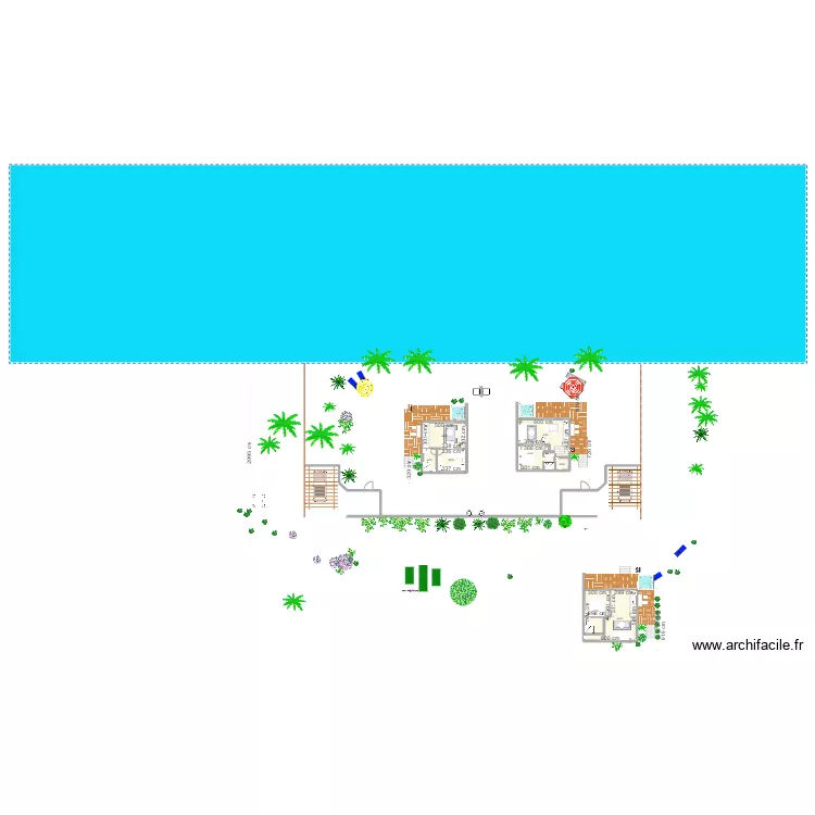 BUNGALOW HITIAA version 3. Plan de 