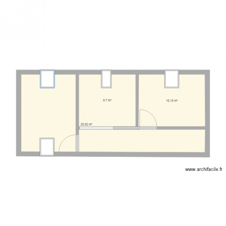 comble. Plan de 0 pièce et 0 m2