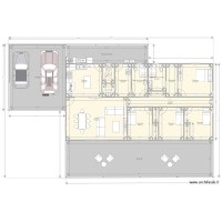 F5 Cuisine fermée Garage Toit 3 Pans BIS