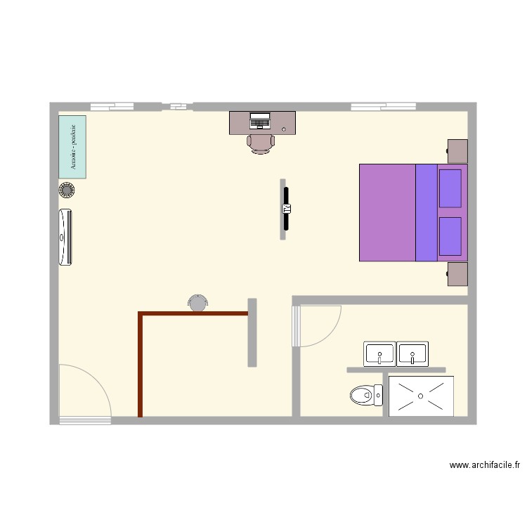 Chambre 112 Fly Hotel. Plan de 0 pièce et 0 m2