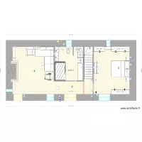 rdc chambre porte d&eacute;cal&eacute;e