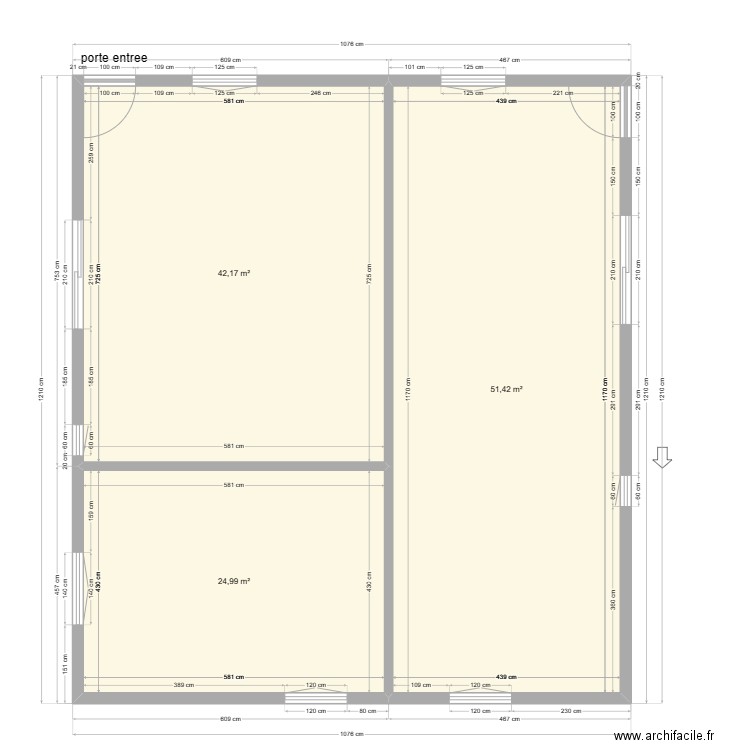 papy travaux +. Plan de 10 pièces et 233 m2