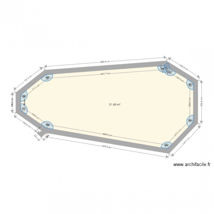 Piscine. Plan de 0 pièce et 0 m2