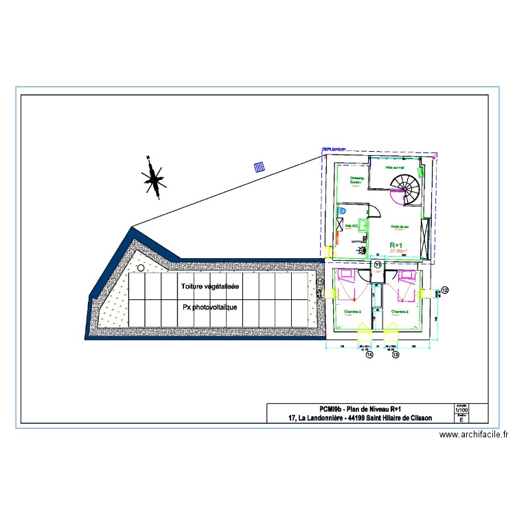 plan élec étage bast lebrasseur. Plan de 0 pièce et 0 m2