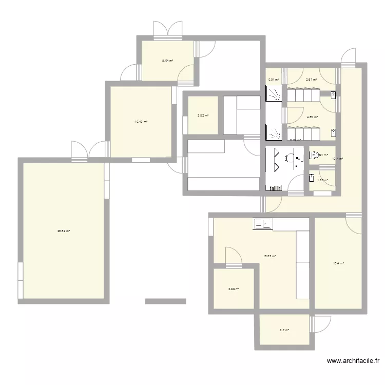 plan cantine. Plan de 