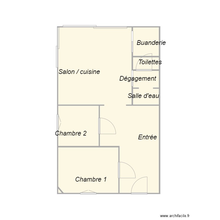 Croquis LAGORCE. Plan de 0 pièce et 0 m2