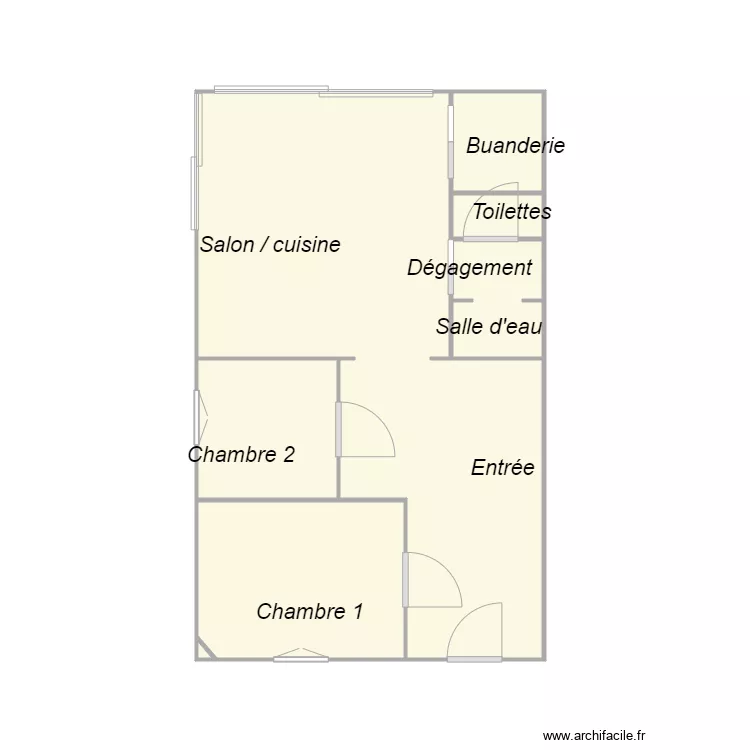 Croquis LAGORCE. Plan de 