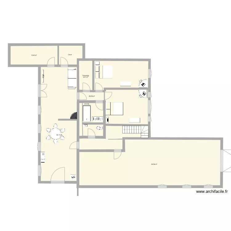 Caussade RDC. Plan de Caussade RDC. Plan de