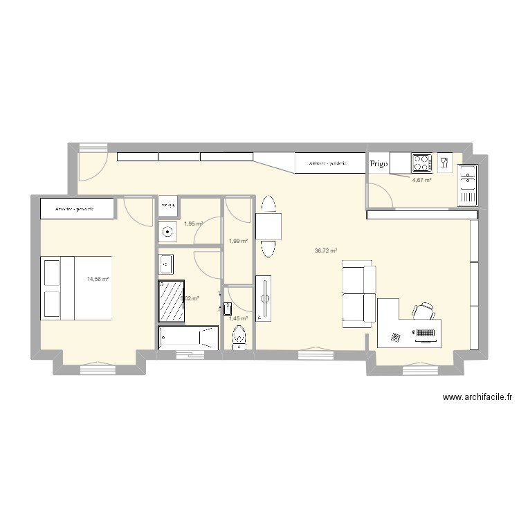 Pierre-Yves V1. Plan de 0 pièce et 0 m2