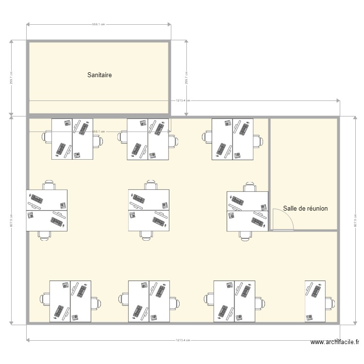 Paysager 10 personnes. Plan de 0 pièce et 0 m2