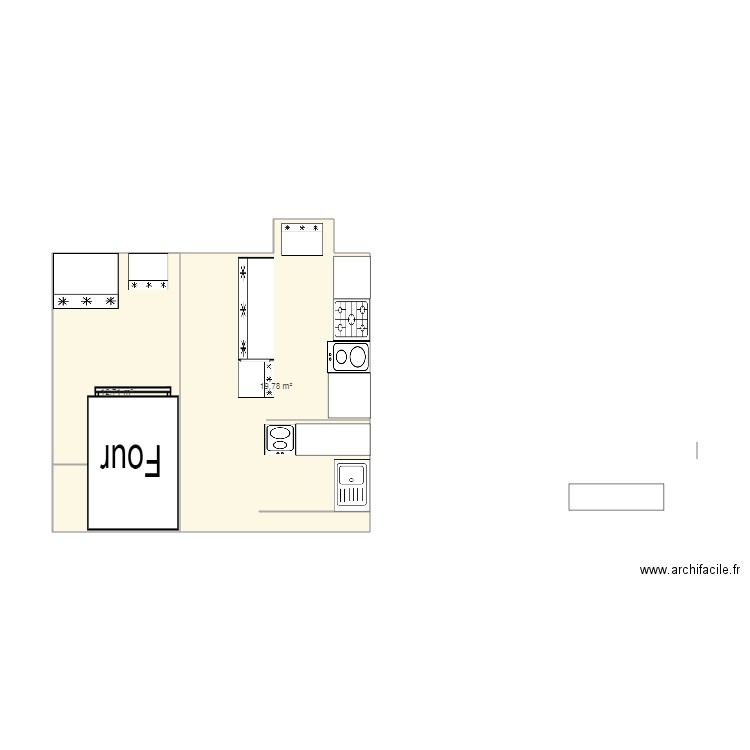 CUISINE FOUR NOUVEAU PROJET2. Plan de 0 pièce et 0 m2