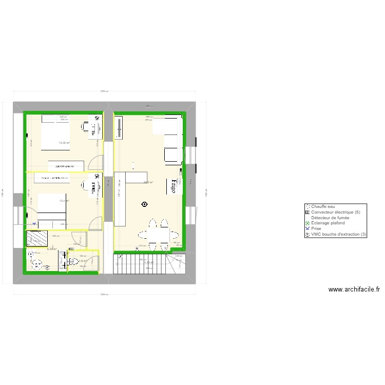 RDC du 21/04/2023. Plan de 0 pièce et 0 m2
