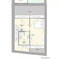 Plan d&eacute;finitif meubl&eacute; sols