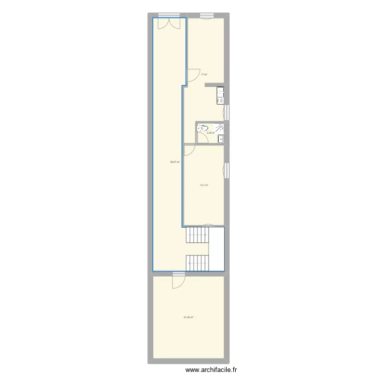 RDC BARDEZ OLORON . Plan de RDC BARDEZ OLORON . Plan de