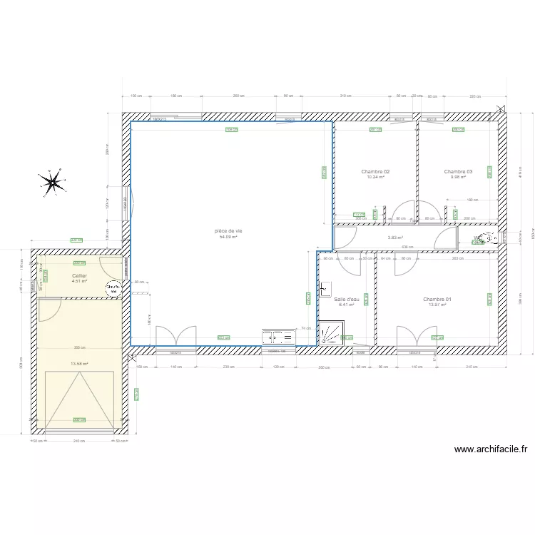 Maison oc residence 1. Plan de 