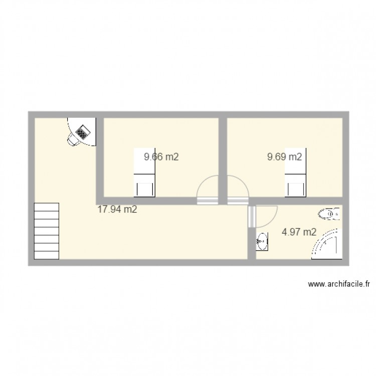 m2comble. Plan de 0 pièce et 0 m2