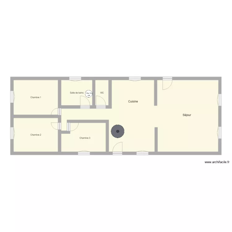 les mazures. Plan de 