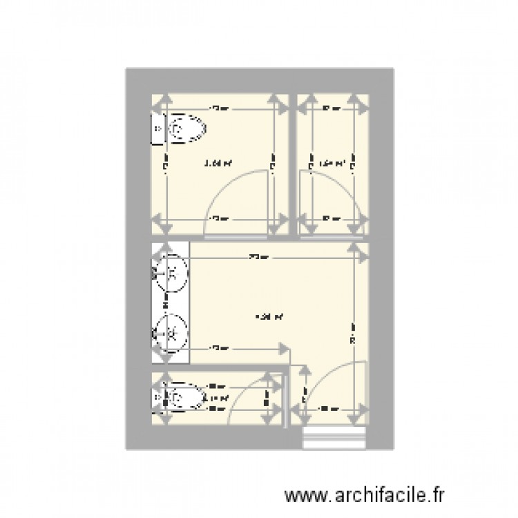 WC SALLE. Plan de 0 pièce et 0 m2