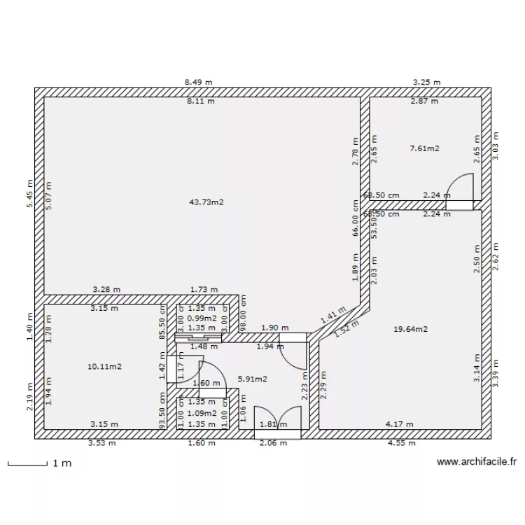 rdc aménagé. Plan de rdc aménagé. Plan de