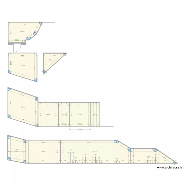 MIDI DENIS DUSSOUS. Plan de 