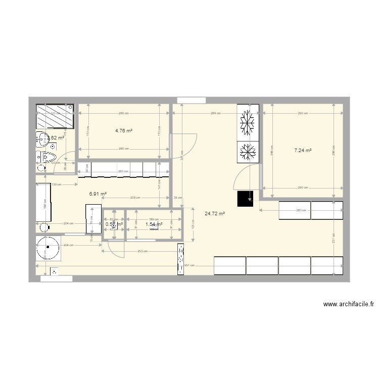 SOUS SOL NEW 2 BIS. Plan de 0 pièce et 0 m2