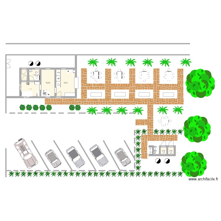Fare inu. Plan de 0 pièce et 0 m2