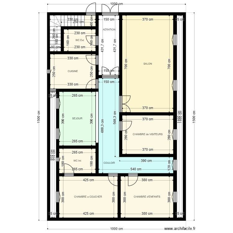 T10x15 Client 49348356 V1. Plan de 13 pièces et 124 m2