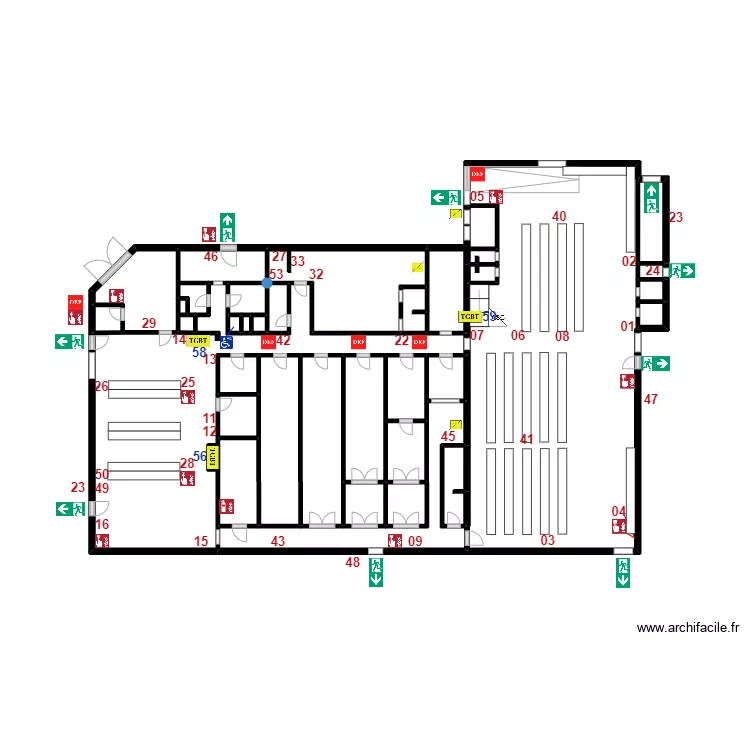 QUAI SUD G&eacute;n&eacute;ral NEW ext . Plan de 