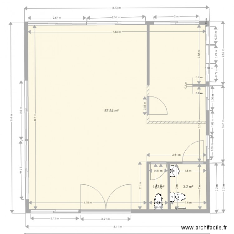 LOCAL COMMUN  SAINT AGATHE. Plan de 0 pièce et 0 m2