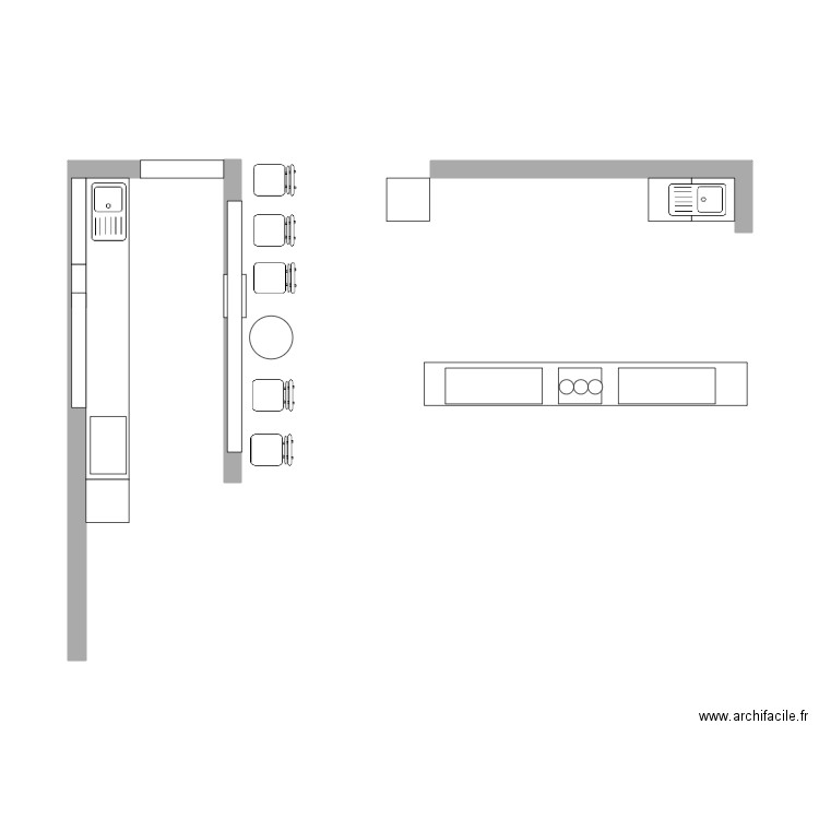 bar. Plan de 0 pièce et 0 m2