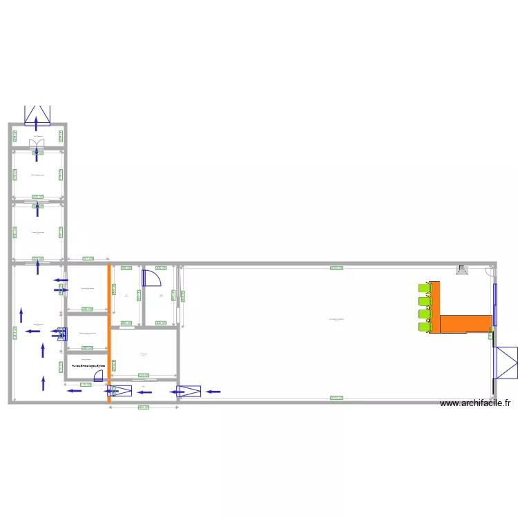 CIRCUIT DES PRODUITS VIANDES . Plan de 