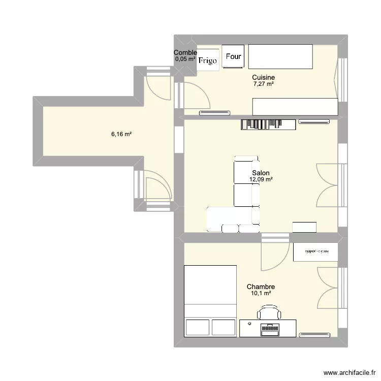 Appart Theo. Plan de Appart Theo. Plan de