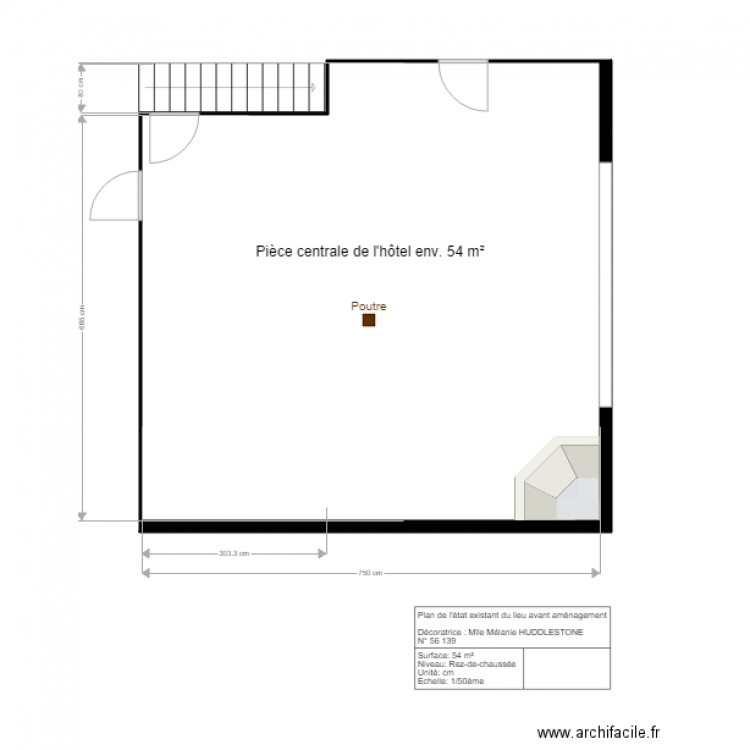 plan vierge . Plan de 0 pièce et 0 m2