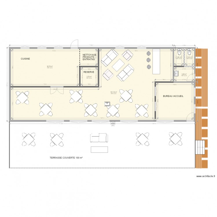 MUHAZI LOCAUX COMMUNS V3. Plan de 0 pièce et 0 m2