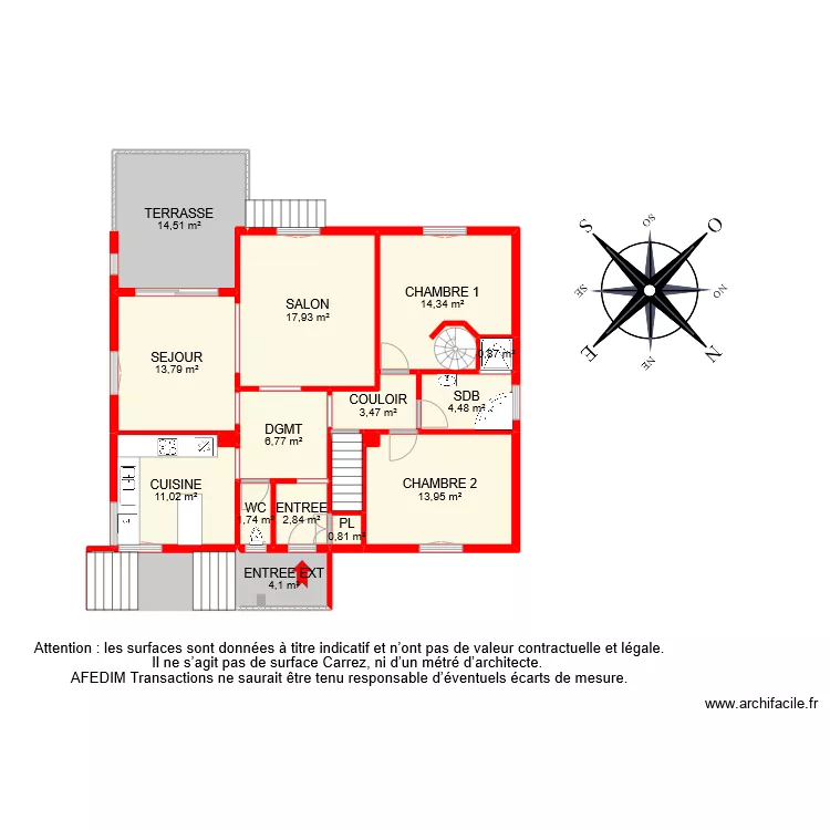 BI 11735 RDC. Plan de BI 11735 RDC. Plan de