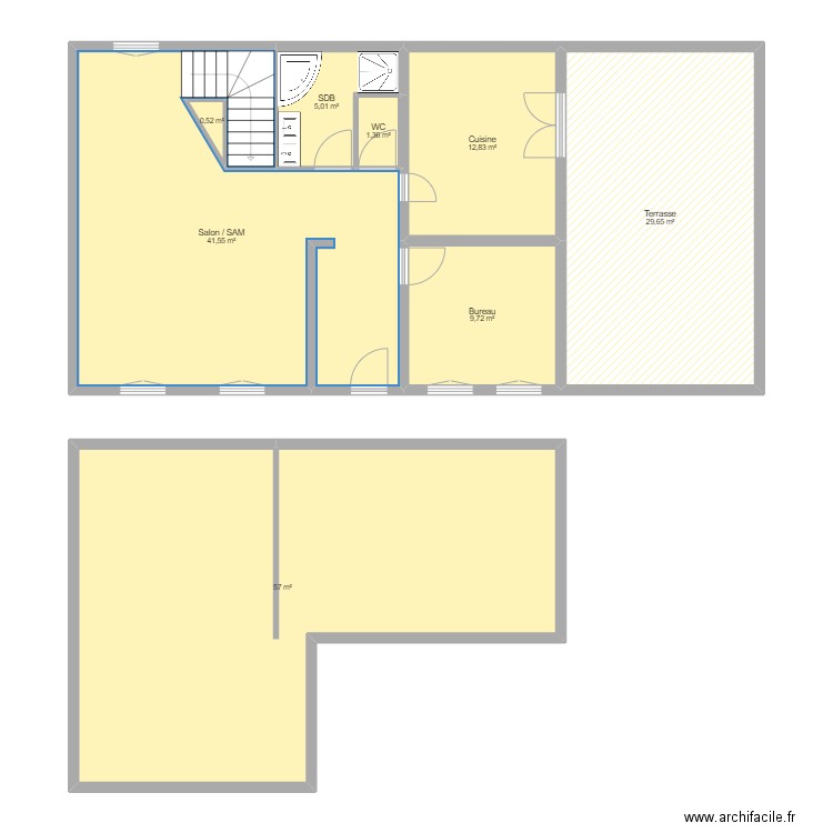 CUCHERY. Plan de 0 pièce et 0 m2