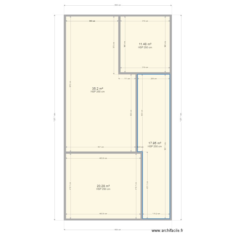 lietard. Plan de 0 pièce et 0 m2