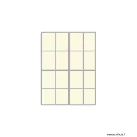 Porte vitr&eacute;e entr&eacute;e jardin d'hiver