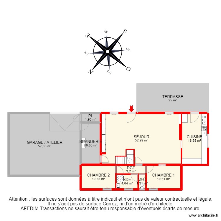 BI 12971 - . Plan de 22 pièces et 288 m2